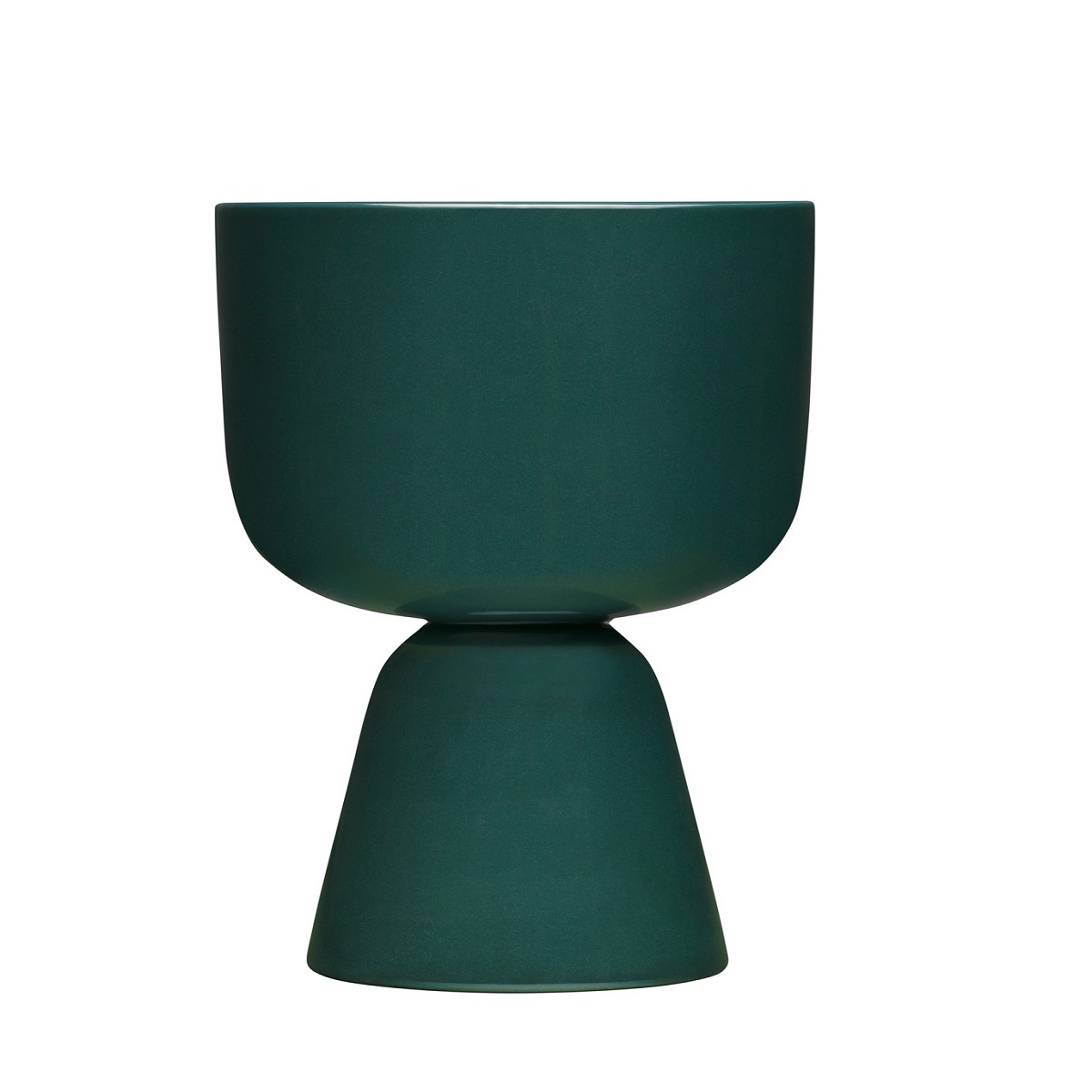 1051522 Nappula plant pot 230x155mm dark green 